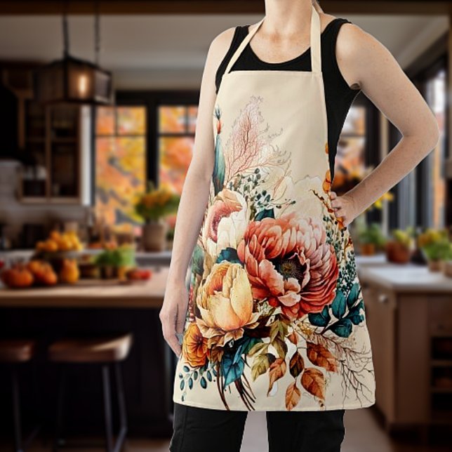 Lovely boho fall bouquet apron (Creator Uploaded)