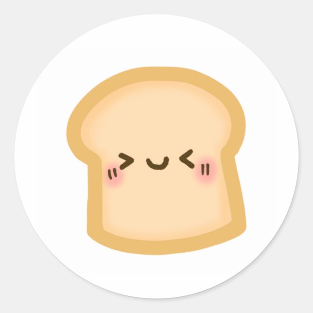 Lovely brad classic round sticker (Front)