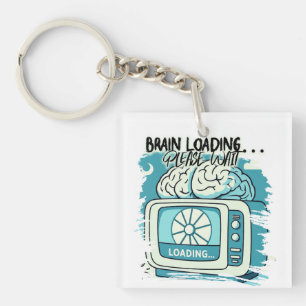 lovely brainloading design key ring