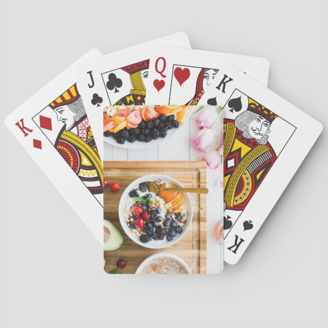 lovely breakfast playing cards (Back)