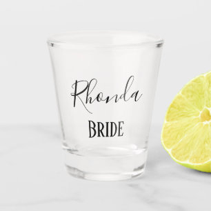 Lovely Bride Keepsake Shot Glass