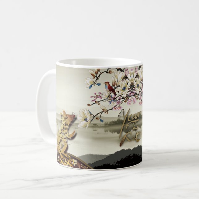 Lovely bucolic scene Chines Rat Year 2020 W Mug (Front Left)