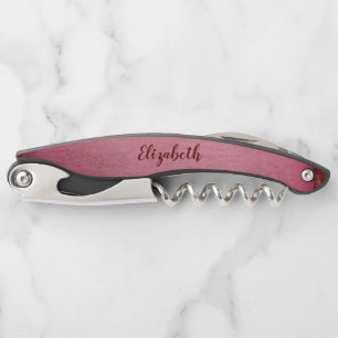 Lovely Burgundy Corkscrew