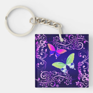 Lovely Butterfly Key Ring