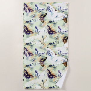 Lovely butterfly stylish beach towel