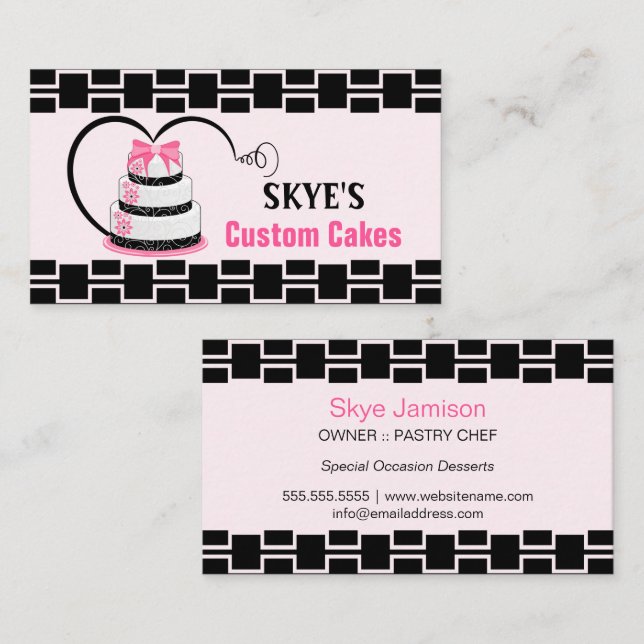 Lovely Cakes Business Card (Front/Back)
