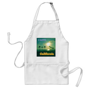 "Lovely California 1" Apron