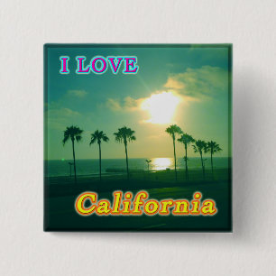 "Lovely California 1" Button