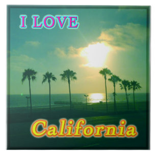 "Lovely California 1" Tile