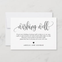 Lovely Calligraphy EDITABLE COLOR Wish Card LCC