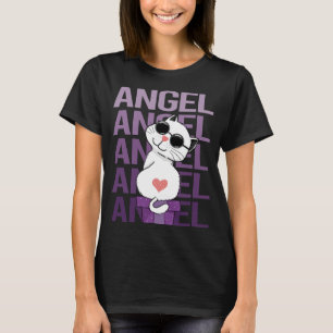 Lovely Cat - Angel Name T-Shirt