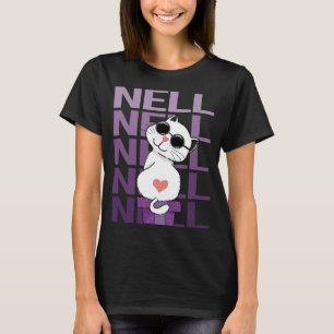 Lovely Cat - Nell Name T-Shirt