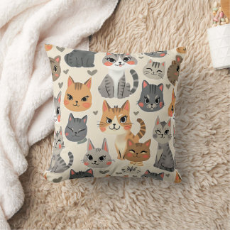 lovely cat pillow cushion