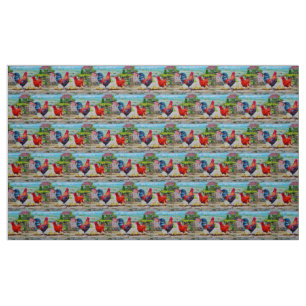 Lovely chicken fabric