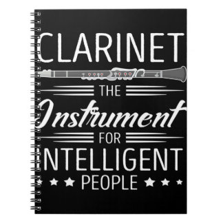 lovely clarinet notebook