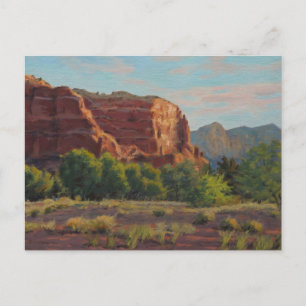 Lovely Cliff Scene in Early Morning Light Postcard