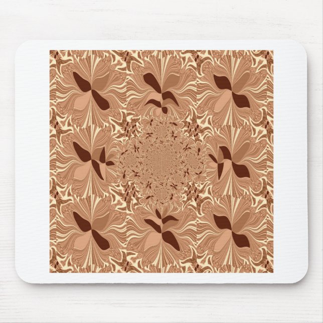 Lovely Coffee Colours Mouse Pad (Front)