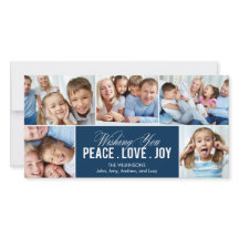 Lovely Collage Holiday Photo Card