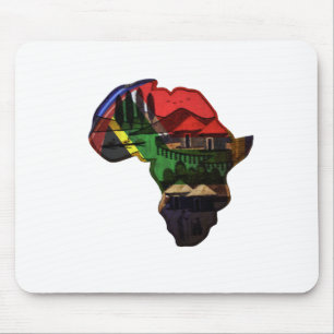 Lovely Colourful African Map design Mouse Pad