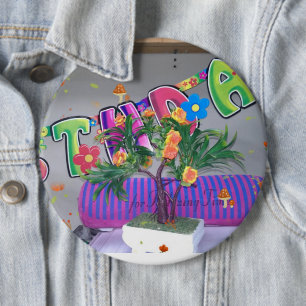 Lovely Colourful Birthday 6 Cm Round Badge