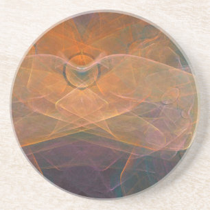 Lovely Colours Abstract Coaster