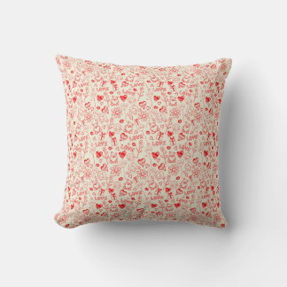 lovely cool hearts cushion