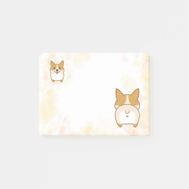 Lovely Corgi Butt Post-it Notes (Front)