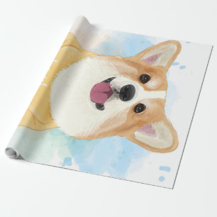 Lovely Corgi Dog Blanket Gifts For Kids Wrapping Paper