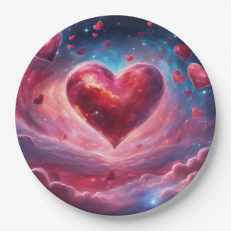 Lovely cosmic Paper Plate for celebrations