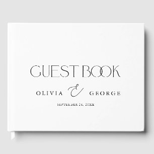 Lovely Couple Font Duo Guest Book