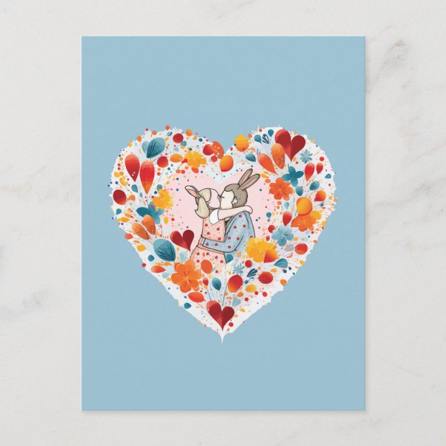 Lovely Couple Postcard (Front)