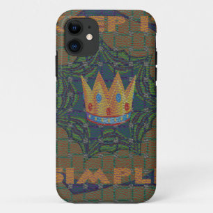  Lovely Crown Print vector Keep it Simple design iPhone 11 Case