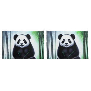 Lovely, Cuddly Little Panda Bear Cub Pillowcase