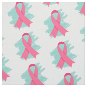 Lovely Customisable Pink Ribbon Fabric