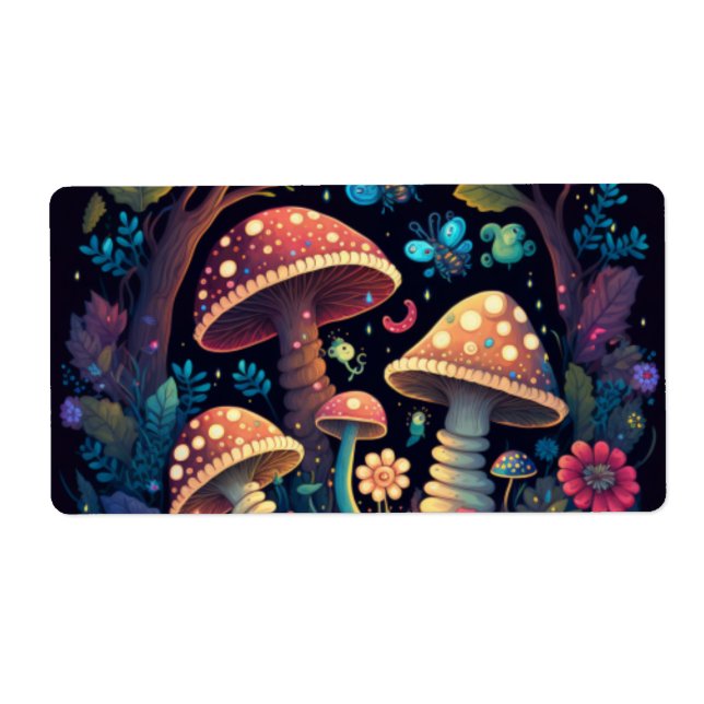 Lovely cute magic mushrooms   (Front)