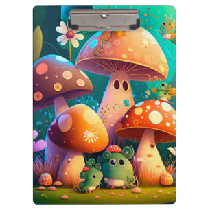 Lovely cute mushrooms     clipboard