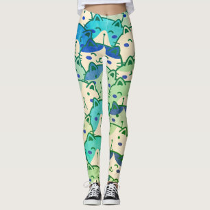 Lovely cute Pattern Cats Kitten, Modern Leggings