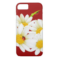 Lovely Daisies and Ladybugs iPhone 7 case