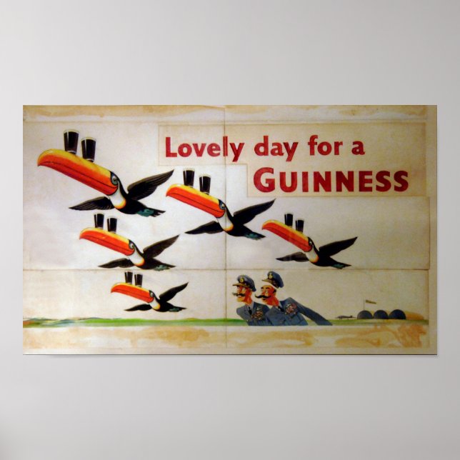 Lovely day for a Guinness Poster (Front)