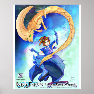 Lovely Demon: Demonic-Reaper Chronicles Poster 