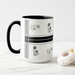 "Lovely" Design Black 15 oz Mug Choices