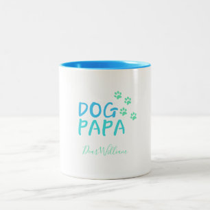 Lovely Dog Papa  Two-Tone Coffee Mug