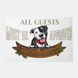 Lovely Dog Smiling Mat, Dog Owners Present Doormat