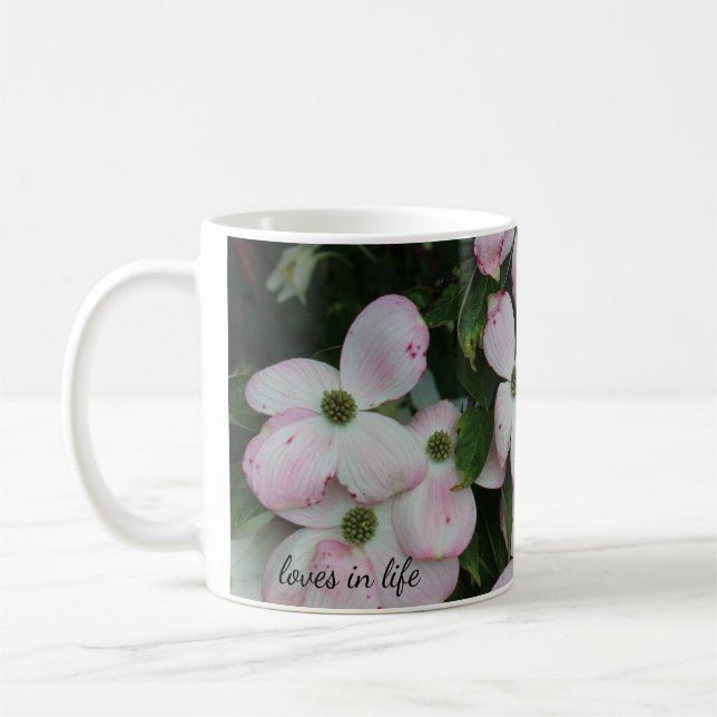 Lovely Dogwood Flower Mug (Left)