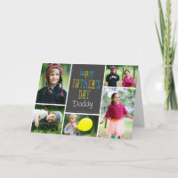 Lovely Dots Father's Day Photo Card