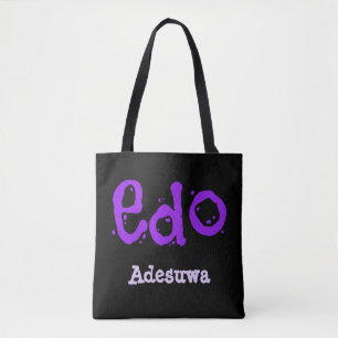 Lovely Edo tribal Tote Bag