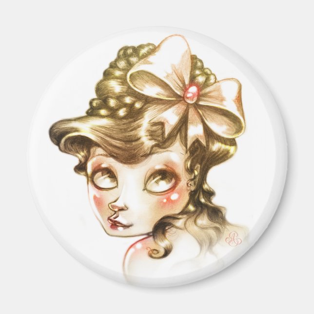 Lovely face magnet (Front)