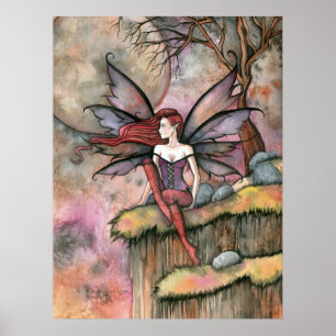 Lovely Fairy Art Poster Print by Molly Harrison