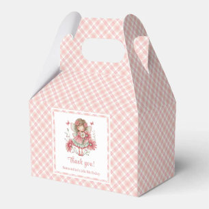 Lovely Fairy Girl Blush Floral Birthday Favour Box
