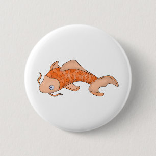 Lovely Fish 6 Cm Round Badge